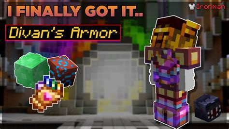 divan's armor|divan armor recipe hypixel skyblock.